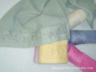 【廠家供應(yīng)鍛邊環(huán)保生態(tài)提花竹纖維高檔毛巾】價(jià)格,廠家,圖片,毛巾,保定金浩陽紡織品-